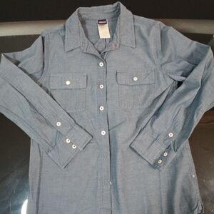 Patagonia Blue Organic Cotton Shirt